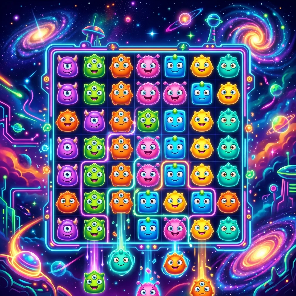 Reactoonz at Jet4bet casino slots